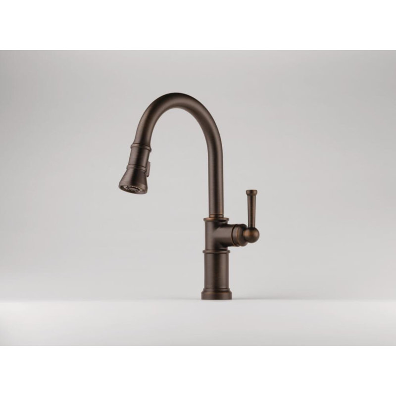 Artesso® Single Handle Pull-Down Kitchen Faucet, Venetian Bronze