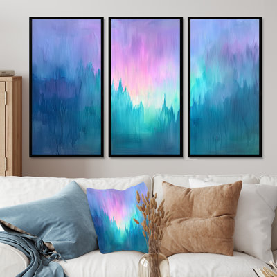 Ensemble de salon Aurora Bloom Minimal Sky Horizon II - Sky Wall Art