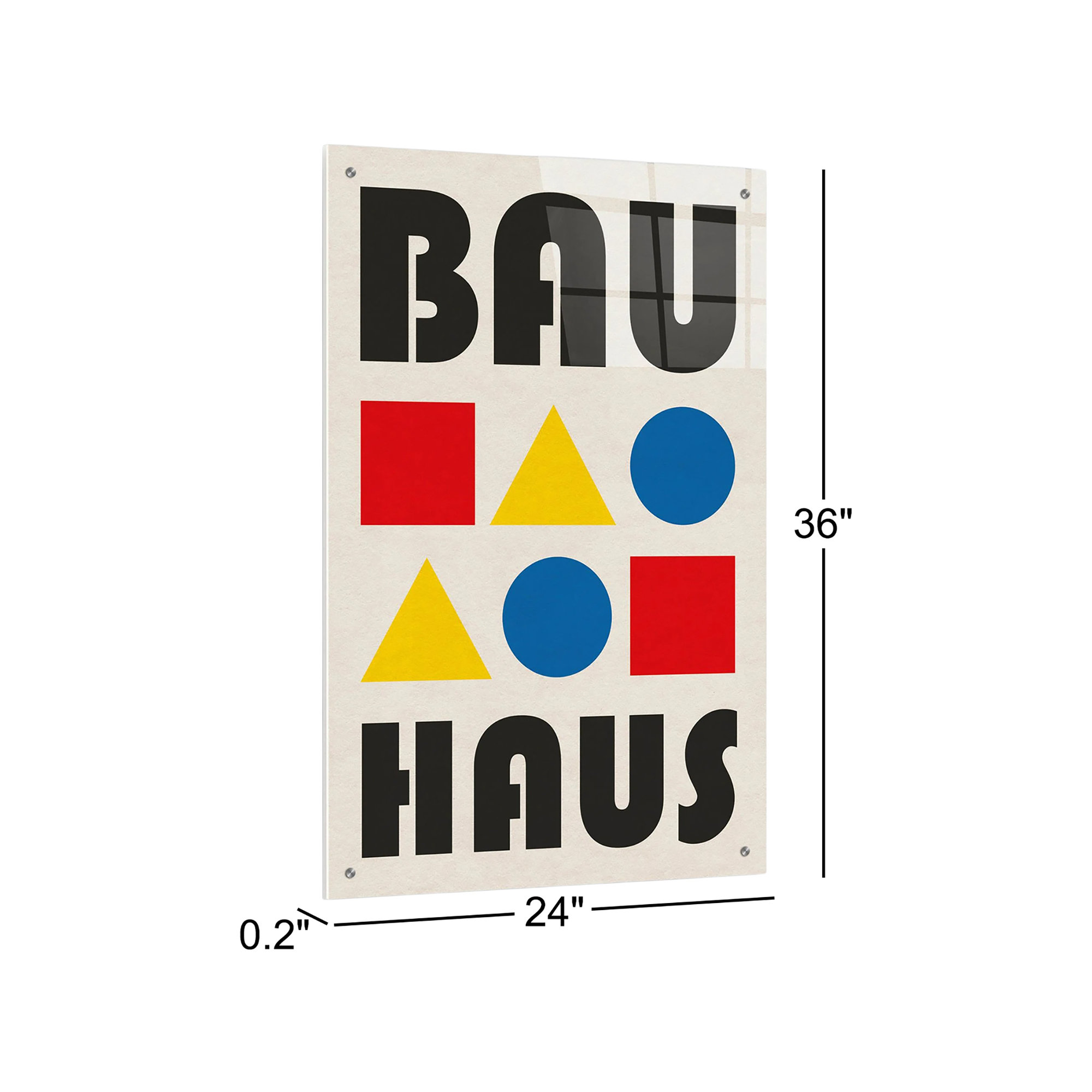 Bauhaus 2 by Gary Williams, 36" H x 24" W x 0.2" D
