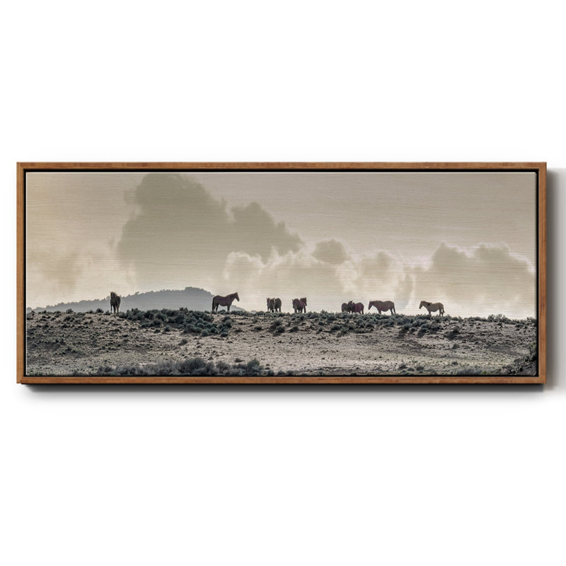 Wild Horse Ridge - toile encadrée, H 24 po x l 60 po