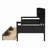 Daybed, Wood Slat Support, With Bedside Shelves And Two Drawers