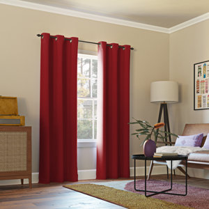 Wayfair Basics Blackout Grommet Curtain Panel