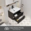 Meuble-lavabo simple Sharee avec comptoir d'évier, robinet et drain en alliage de zinc, certificat EPA-1074966468-1074966465