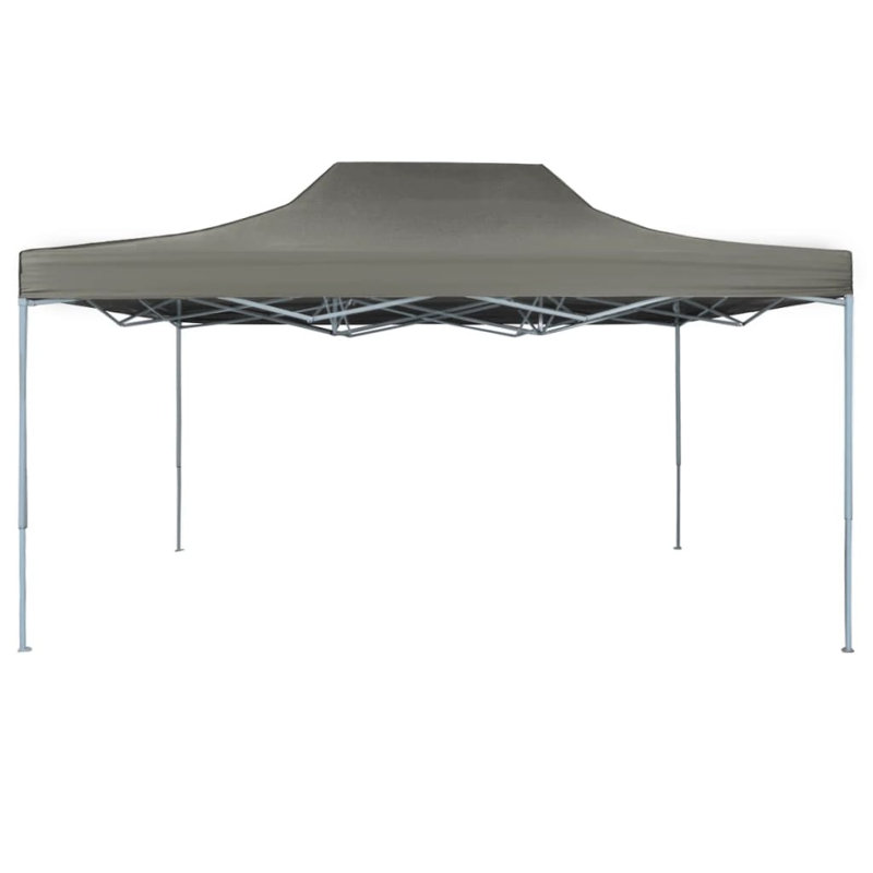 Holasice Steel Pop-Up Gazebo, Anthracite, Blue, 315cm H x 580cm W x 292cm D