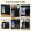 Mini-armoire de réfrigérateur (incluse), armoire à café cannelée avec réfrigérateur, tiroir coulissant et armoires de rangement, armoire à vin moderne de 31,5 po pour la maison, la cuisine, la salle à manger, noir