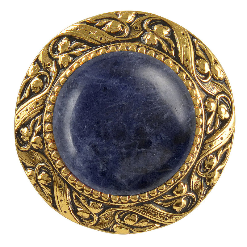 Jewel Mushroom Knob, Gold