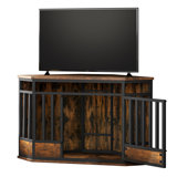 Ferryhill Corner Dog Crate Furniture, Pet Kennel House End Table for Small Medium Large