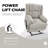 Aura Dual Motor Power Lift Recliner with Heat and Massage, Infinite Position, 180°Reclining, Sidepocket-1587505517