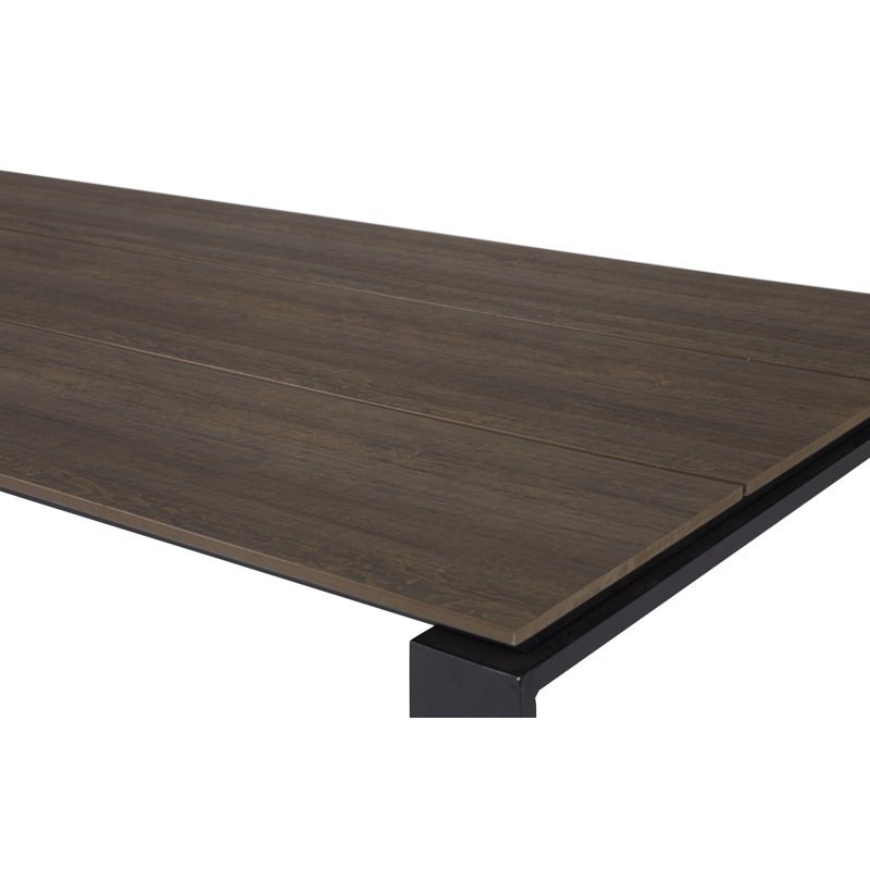 Kellen Rectangular 6 - Person 533.4Cm L Table, Brown 