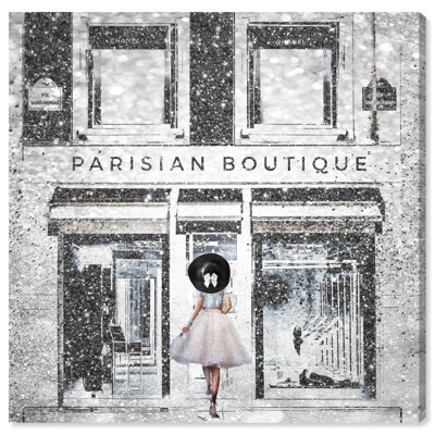 Parisian Boutique - impression sur toile tendue