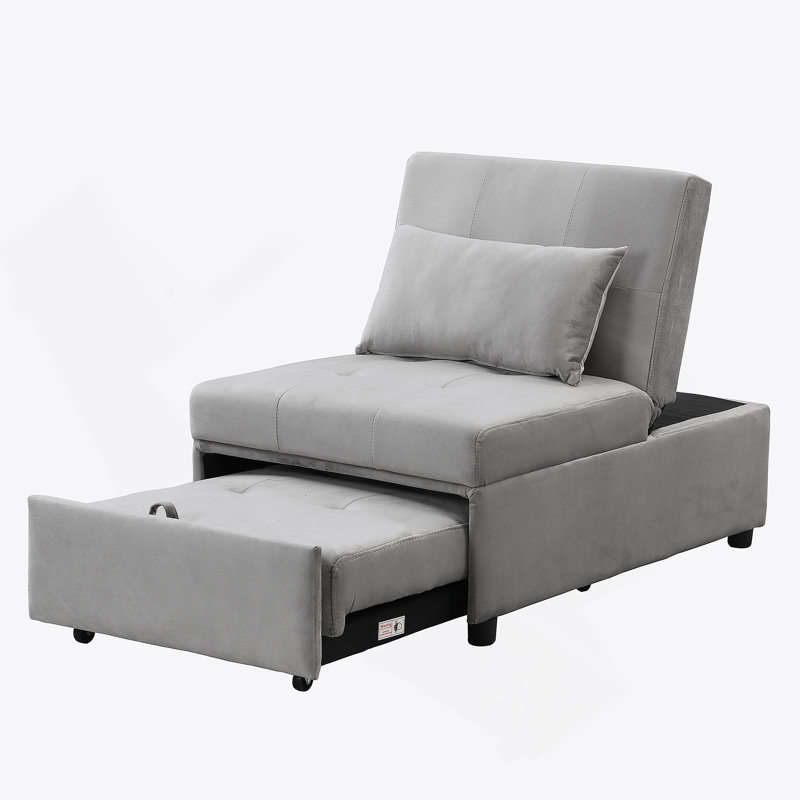 Rectangle Tufted Upholstered Velvet Ottoman