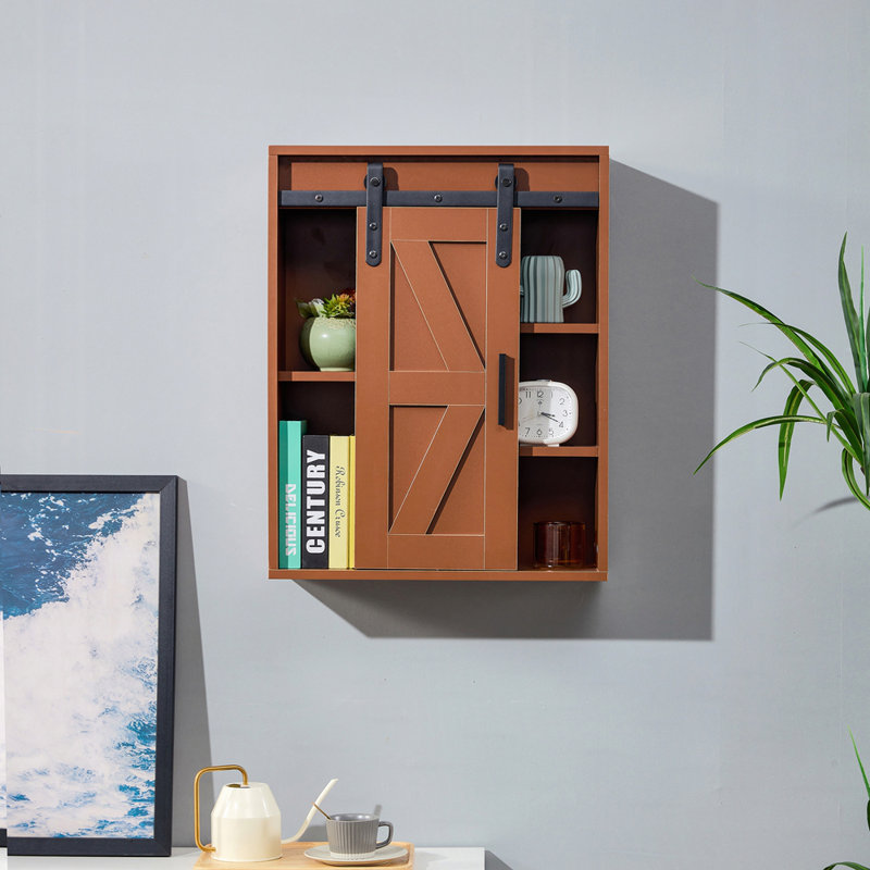 Bathroom Wall Cabinet, Brown