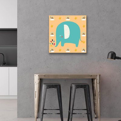 «Cute Elephant» par Epic Portfolio, art mural en verre acrylique