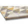 Rubino Modern Geometric White/Yellow Area Rug