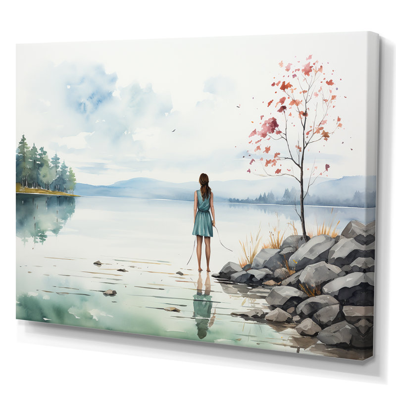 «Tranquil Nature V», reproduction sur toile, H 30 po x l 40 po x P 1,5 po, Toile tendue