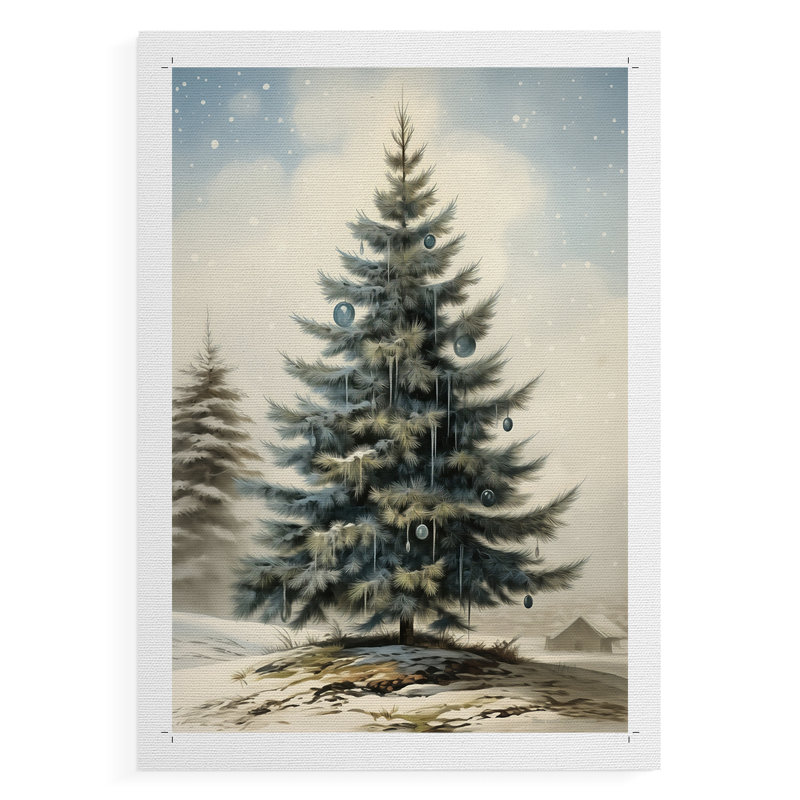 Fêtes de Noël, CDLxxix, impression sur toile seulement - non encadrée, H 18 po x l 12 po