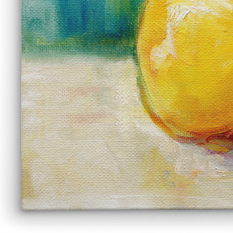 " Fresh Pear " Oil Print, 24" H X 24" W X 1.5" D