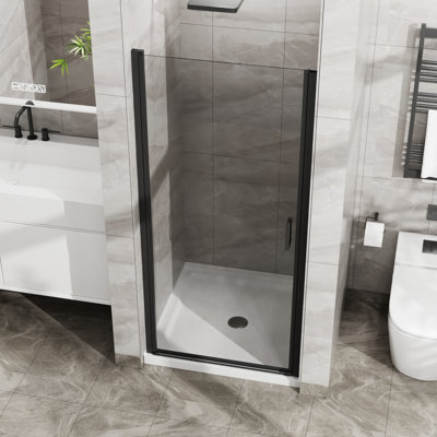 Combo réglable en verre trempé pivotant pour salles de bain modernes