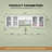 Wall Mounted Cabinet Set with Glass Doors, Hanging Rod and Adjustable Shelves for Laundry, Bathroom or Kitchen-198878846