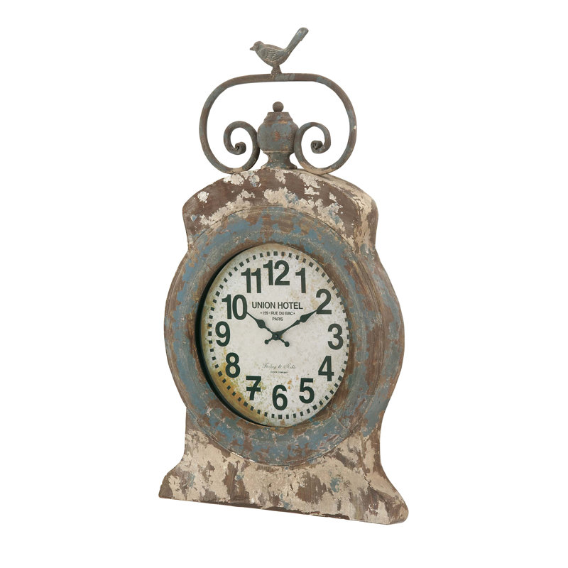 Horloge murale en métal