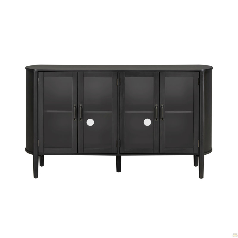 Armoire de rangement, 3 portes, Black