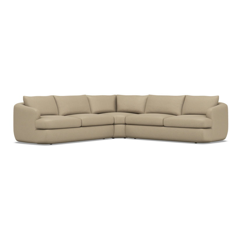 Jules Fabric 3 Pc Sectional, 1697-200