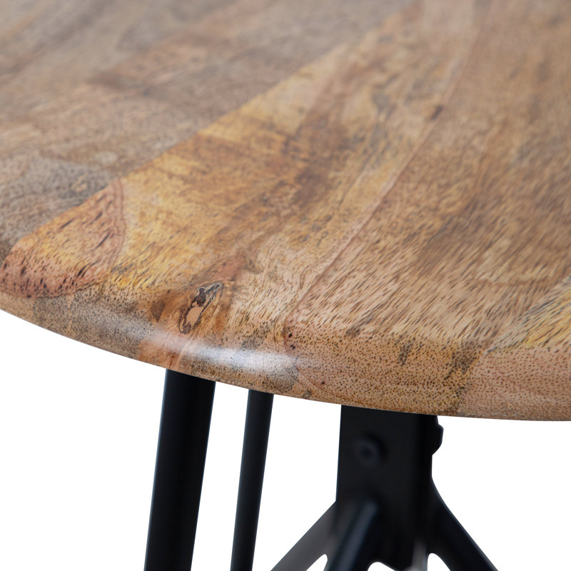 Avely Solid Wood Top End Table