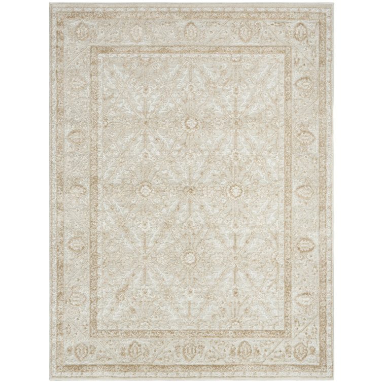 Lafever Cream Beige Vintage Indoor Rug