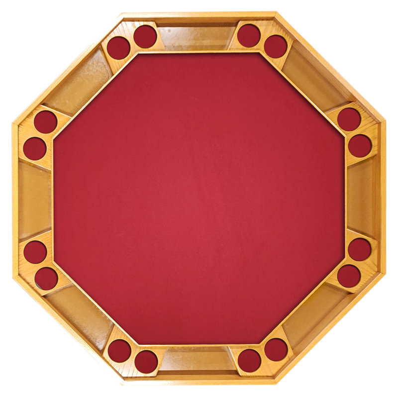 Table de poker 57 po Heritage, Pacanier, Feutre bourgogne