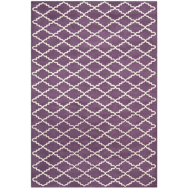 Chatham Hand Tufted Wool Geometric Rug, Rectangle 4' x 6'