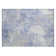 Machine Washable Indoor/Outdoor Xhevrie Denim Rug