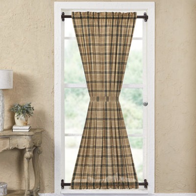 Holms 100% Cotton Room Darkening French Door Curtain Single Panel