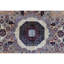 Hand Knotted Wool Area Rug in Sea Green And Beige