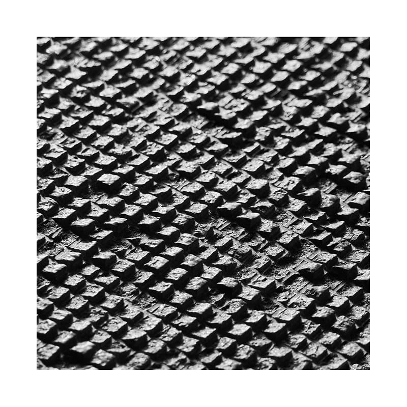 Rakestone Carved Noir Black 12x24 Honed Basalt Stone Tile, Cube 3D