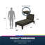 Alaira Upholstered Chaise Lounge-61398705
