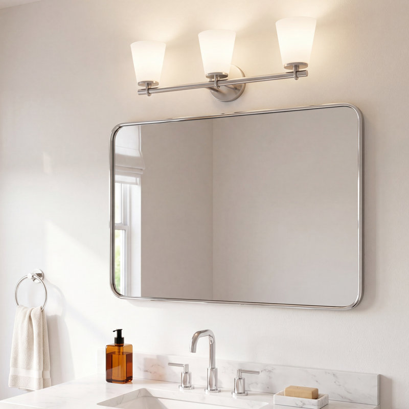 Kenn 3 - Light Dimmable Vanity Light, Brushed Nickel
