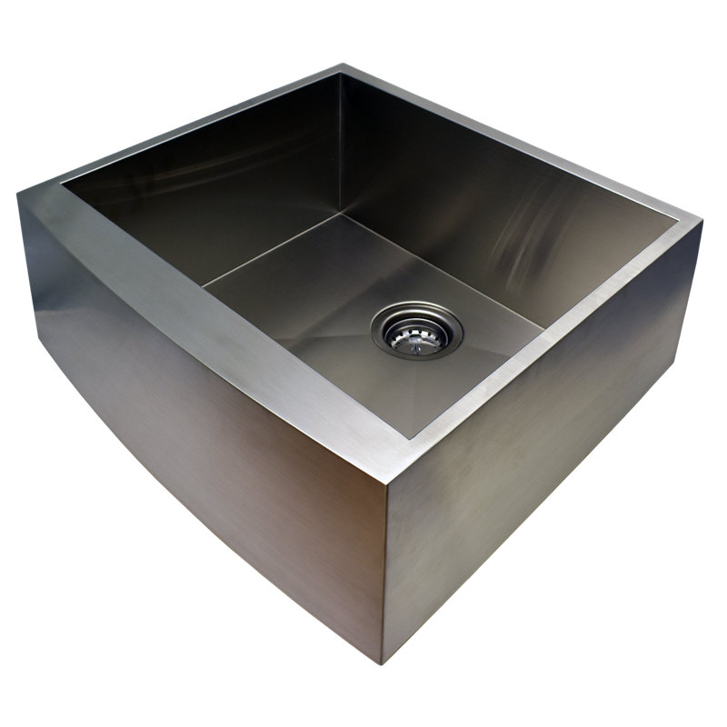 24'' L Single Bowl Stainless Steel Kitchen Sink