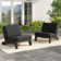 Ensemble de conversation d'extérieur 2 pièces avec coussins pour patio ou jardin Polett