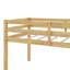 Lit mezzanine simple surélevé avec échelle-2028300183