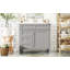 Meuble-lavabo avec lavabo, meuble-lavabo moderne avec 2 tiroirs et rangement basculant, conception autoportante-1567034288-1567034301