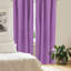 Rideaux 4 panneaux Latitude Run®, boucles de volutes rococo et rose