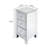 Glass Top End Table with Storage