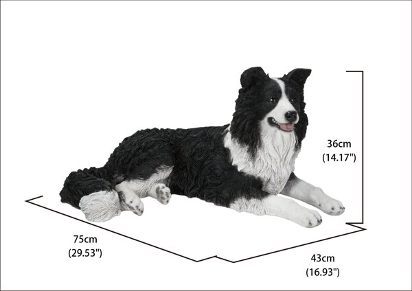 Border Collie Pet Dog Bath Mat Tricolour Doormat Living Room