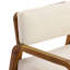 Fauteuil d'extérieur en bois d'acacia avec coussins résistants aux intempéries, chaise longue de patio avec coussins à fermeture velcro pour porche, terrasse, bord de piscine (ensemble de 2)