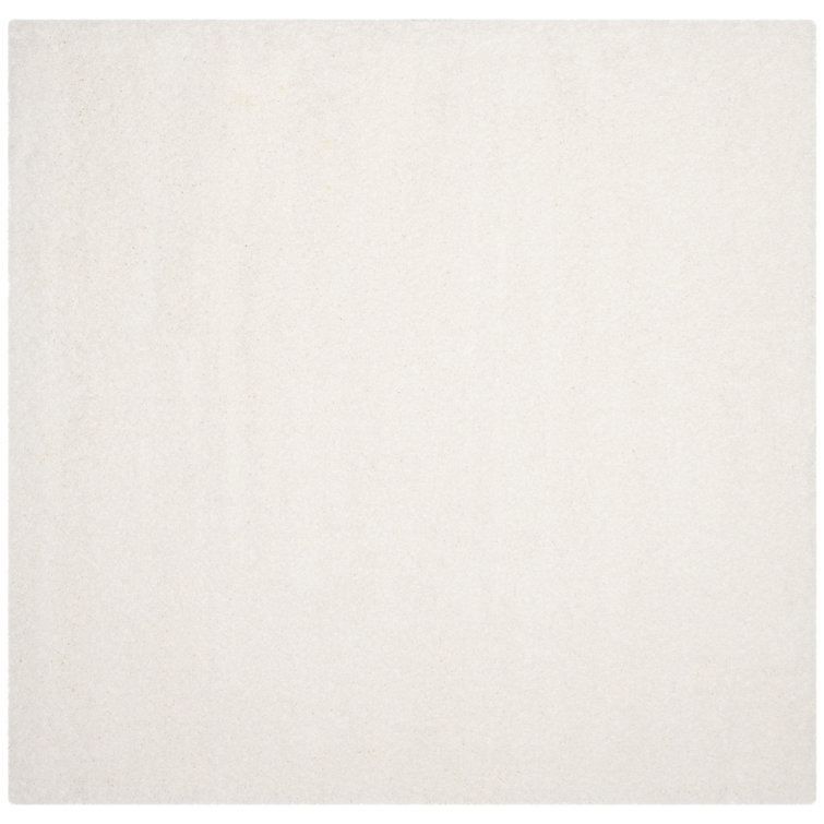 Vandoren White Shag Rug