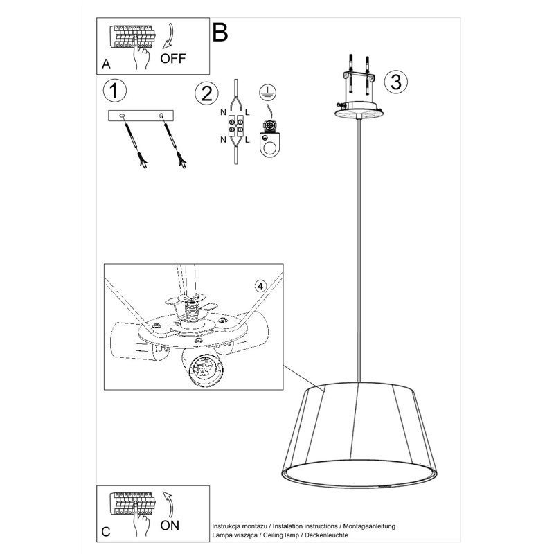 Klingelhofer 3 - Light Unique/Statement Chandelier