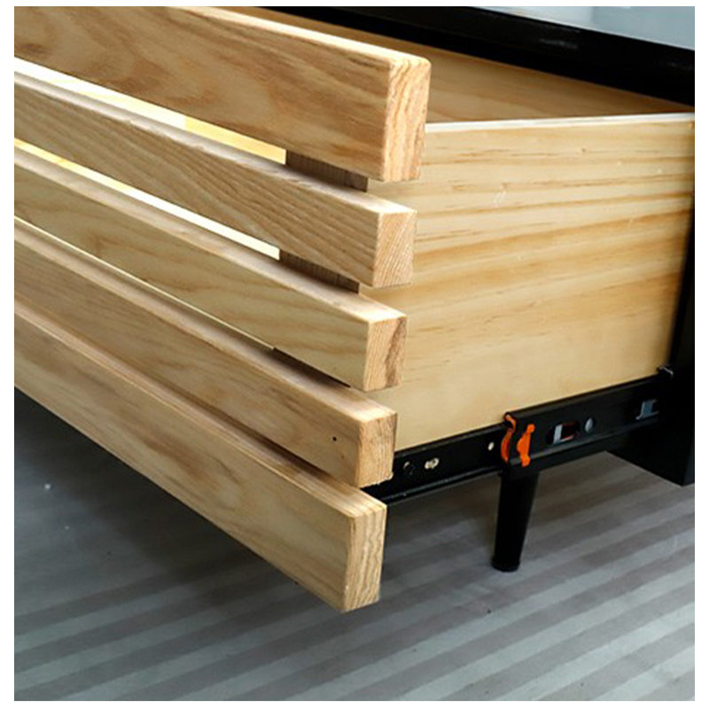 Table basse minimaliste moderne en bois massif, H 15,75 po x L 55,12 po x l 27,56 po