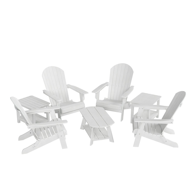 Arrlo 4 - Person Patio Conversation Set, White