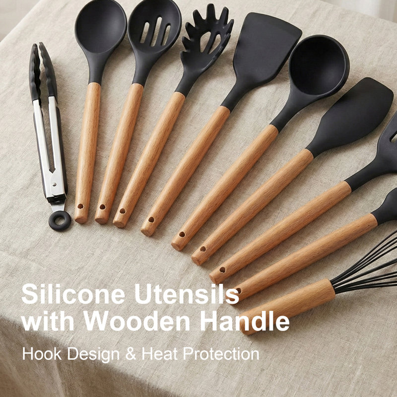 34 Pieces Silicone Cooking Utensil Sets