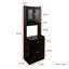 Garde-manger 71 po H noir